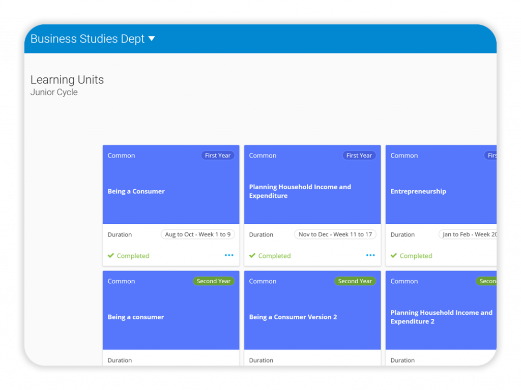 Curriculum Planning Schoolwise